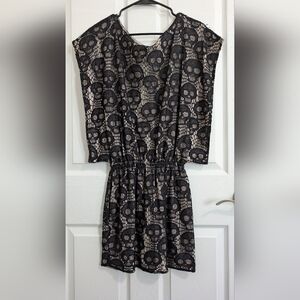 Chelsea & violet Skull Mini Dress